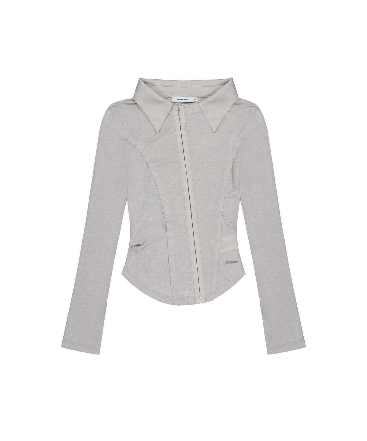 락케이크(ROCKCAKE) Hook Collar Shirt - Gray