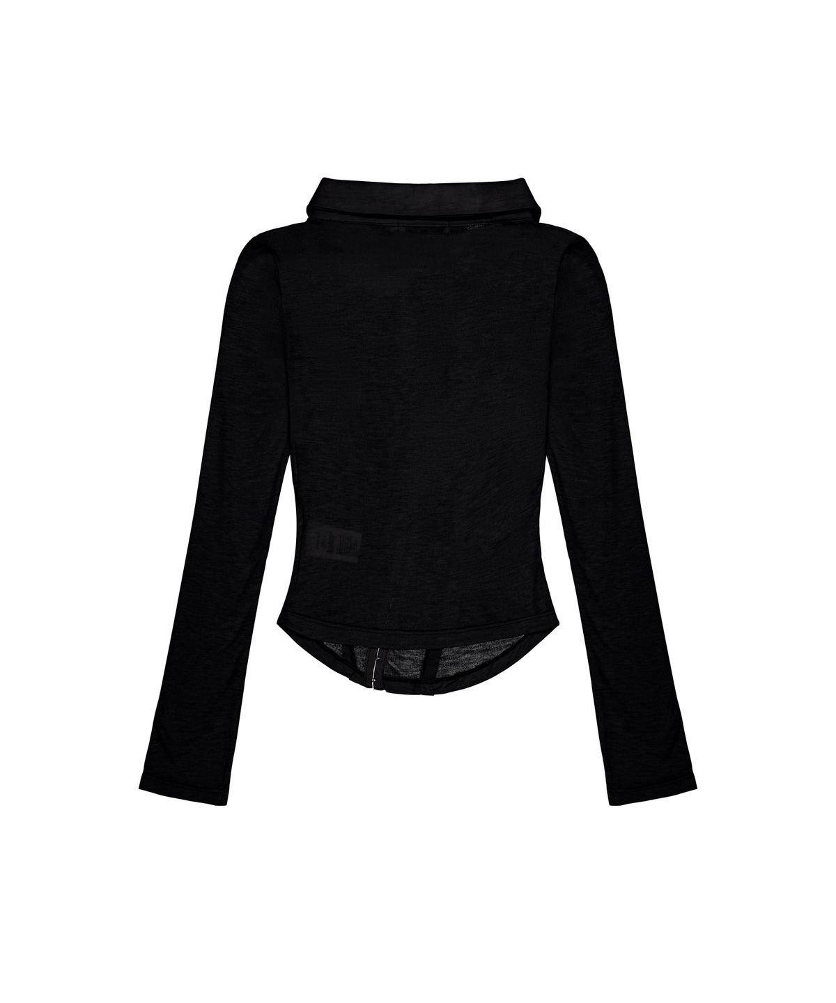 락케이크(ROCKCAKE) Hook Collar Shirt - Black