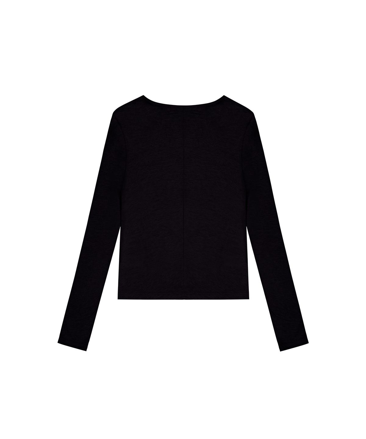 락케이크(ROCKCAKE) Believe V Neck Top - Black
