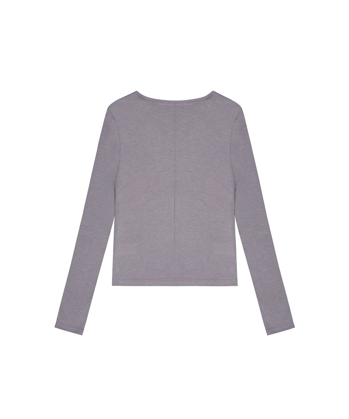 락케이크(ROCKCAKE) Believe V Neck Top - Charcoal Gray
