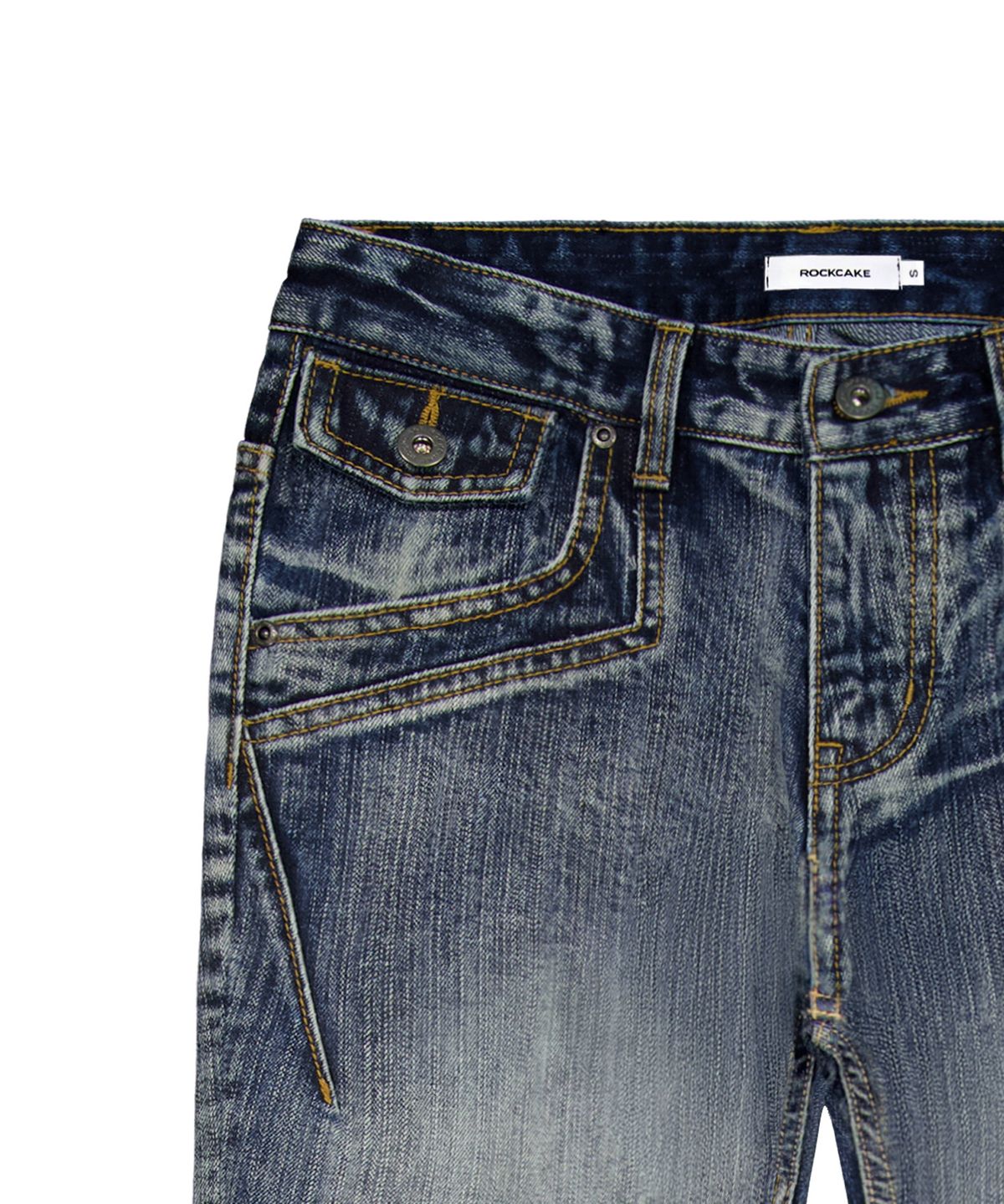 락케이크(ROCKCAKE) Harlow Semi Bootcut Denim - Ash Blue