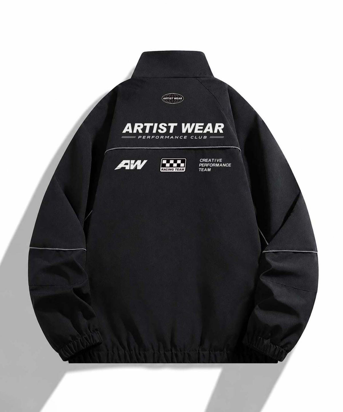 아티스트웨어(ARTISTWEAR) 퍼포먼스클럽 래글런 파이핑 바람막이
