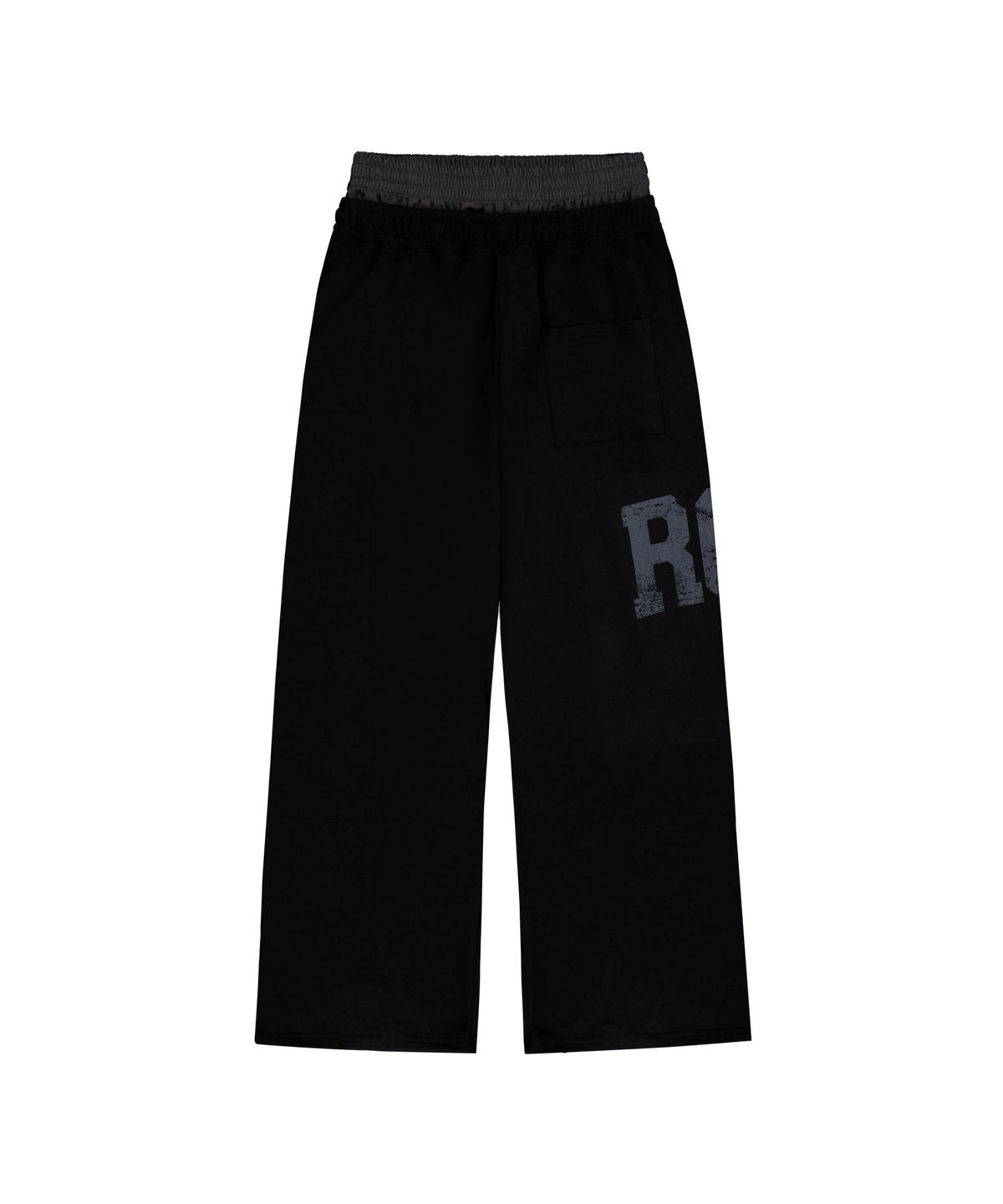 락케이크(ROCKCAKE) RCK Layered Wide 2way Jogger - Black