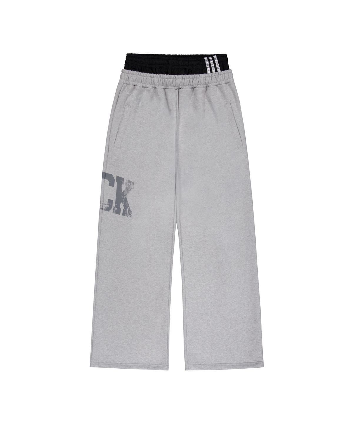 락케이크(ROCKCAKE) RCK Layered Wide 2way Jogger - Gray