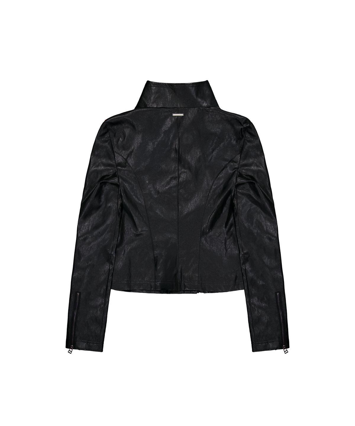 락케이크(ROCKCAKE) Contour Leather Jacket - Black