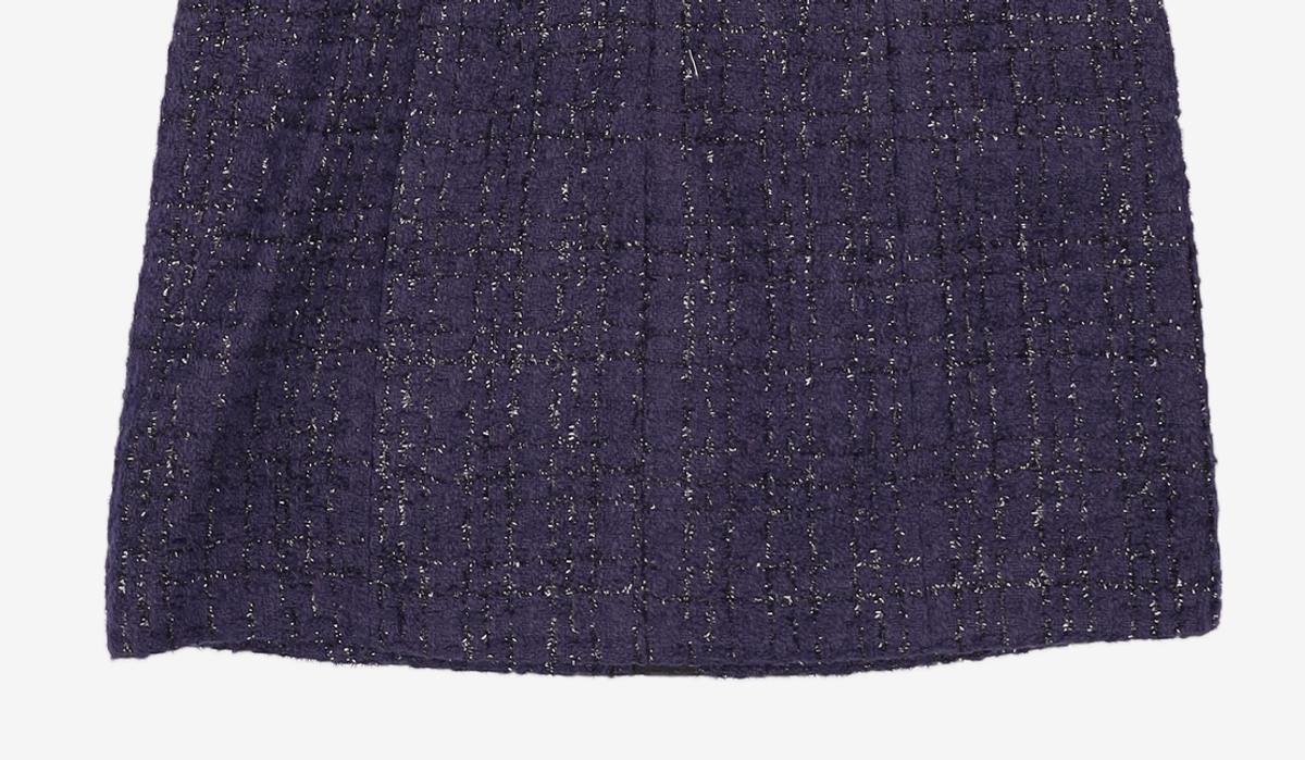 룩캐스트(LOOKAST) 네이비 에이미 트위드 드레스 / NAVY AMY TWEED DRESS S