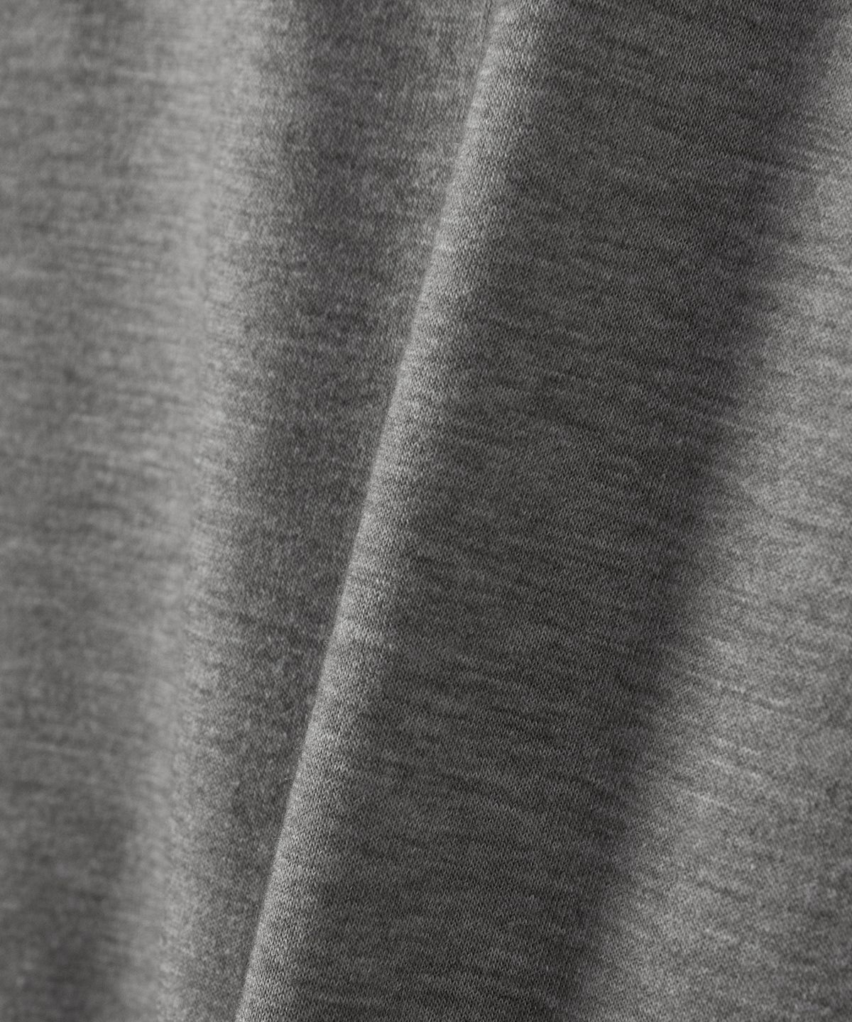 넌블랭크(NONBLANK) 소프트 라운드 LS 티셔츠_MELANGE GREY