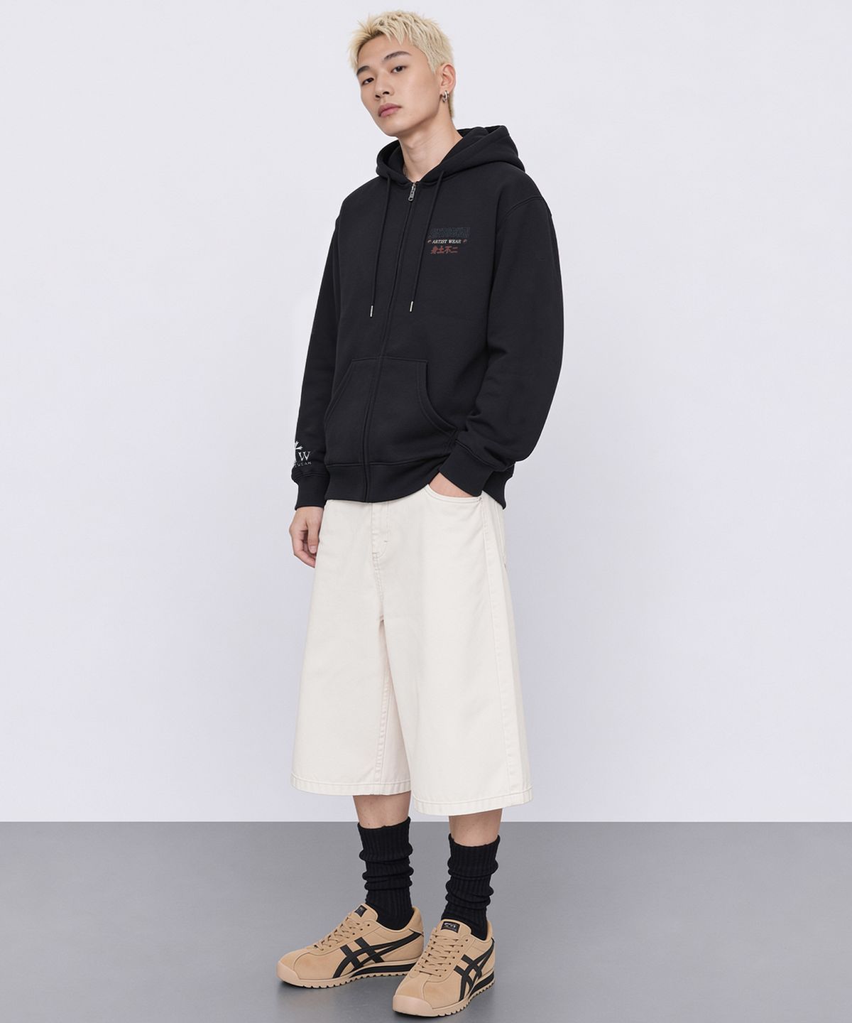 아티스트웨어(ARTISTWEAR) 신토불이 후드집업 - 2COLOR