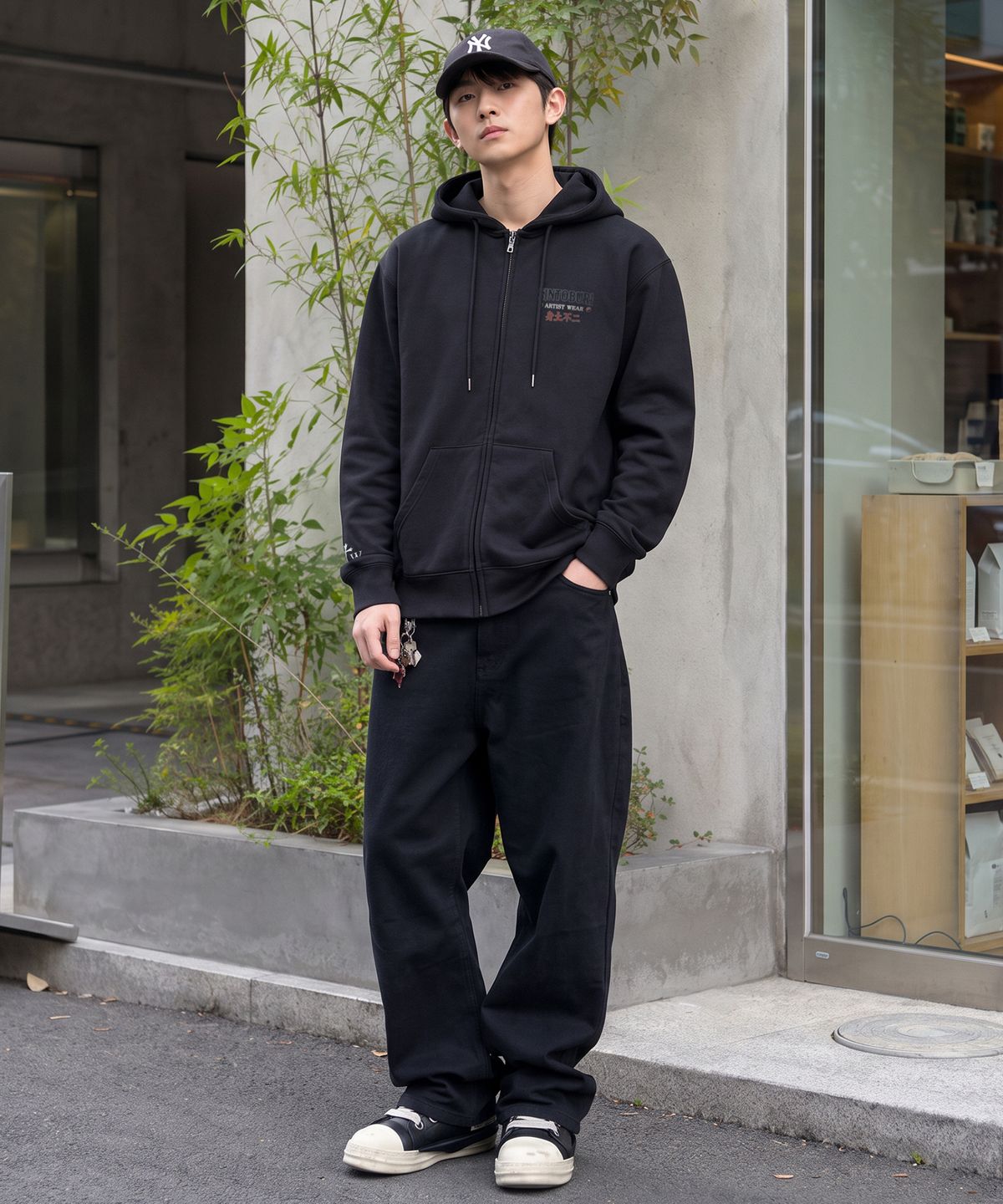 아티스트웨어(ARTISTWEAR) 신토불이 후드집업 - 2COLOR