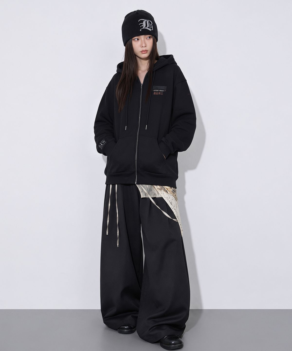 아티스트웨어(ARTISTWEAR) 신토불이 후드집업 - 2COLOR