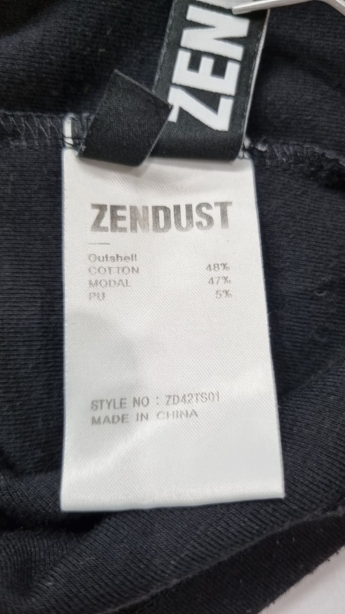 젠더스트(ZENDUST) Loe Back Hole T-Shirt - 7COL S