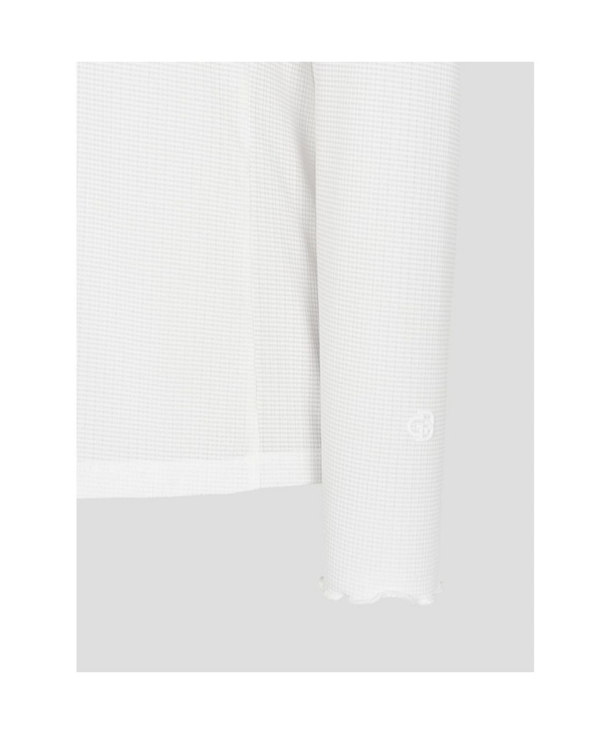 빈폴골프(BEANPOLE GOLF) [B_under] 여성 셔링 디테일 하이넥 긴소매 티셔츠 - 아이보리