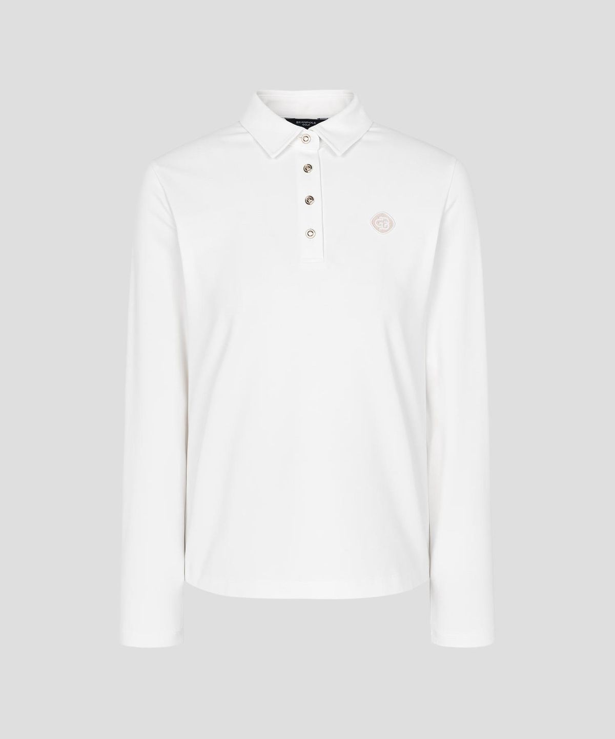 빈폴골프(BEANPOLE GOLF) 여성 베이직 칼라 긴소매 티셔츠 - 화이트