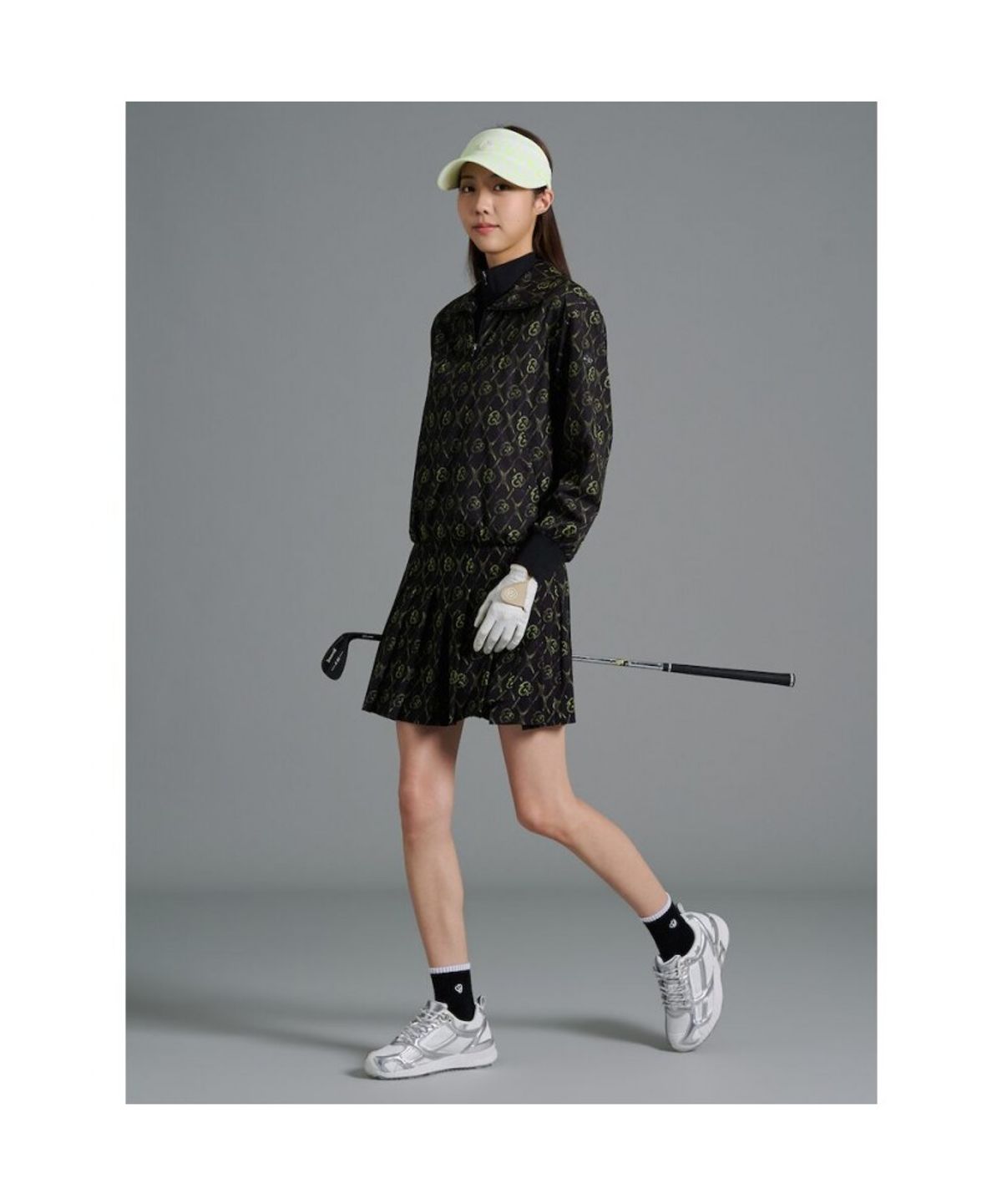 빈폴골프(BEANPOLE GOLF) [B_under] 여성 더블 칼라 반집 아노락 - 블랙