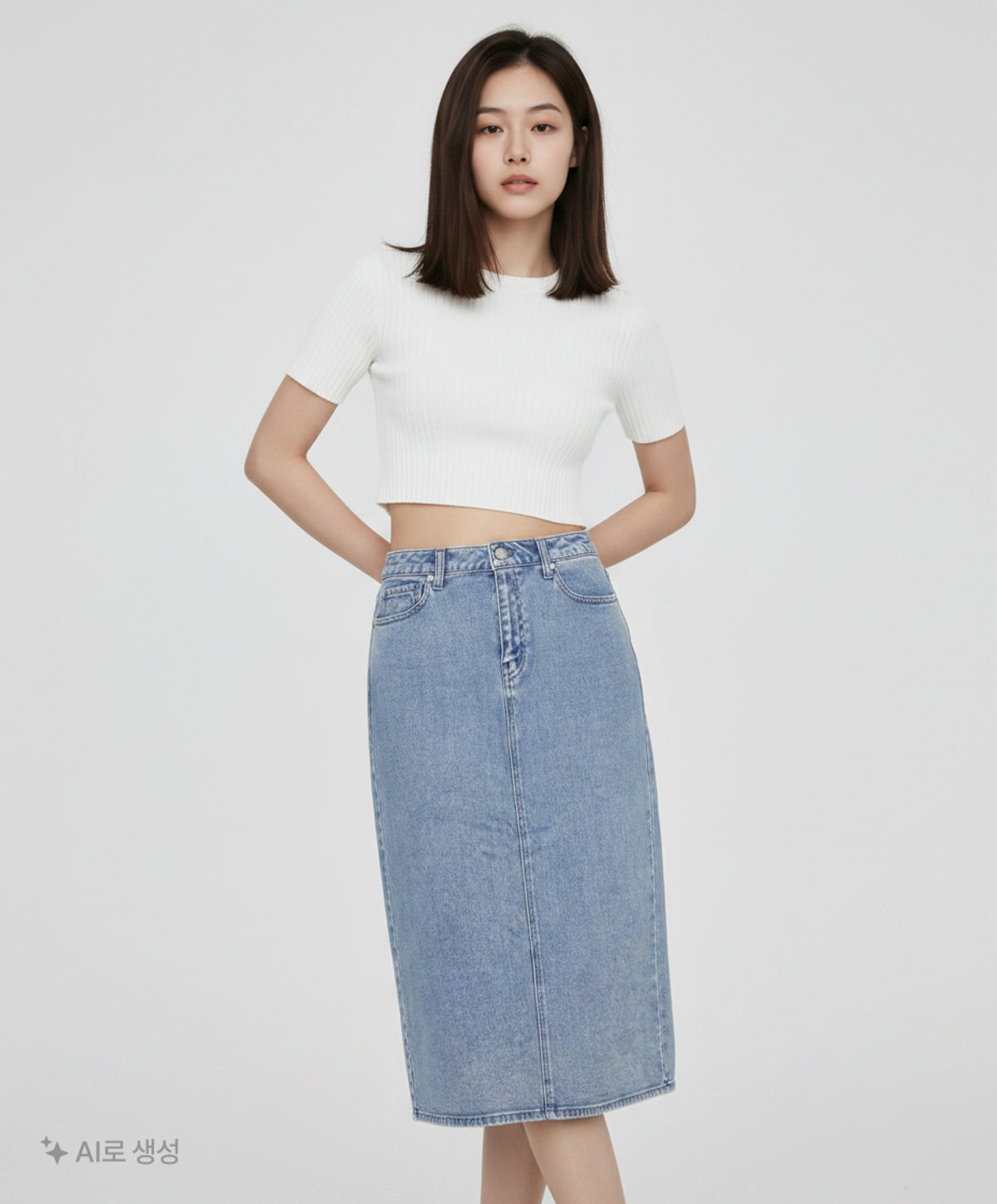 플랙(PLAC) 롱스커트 L