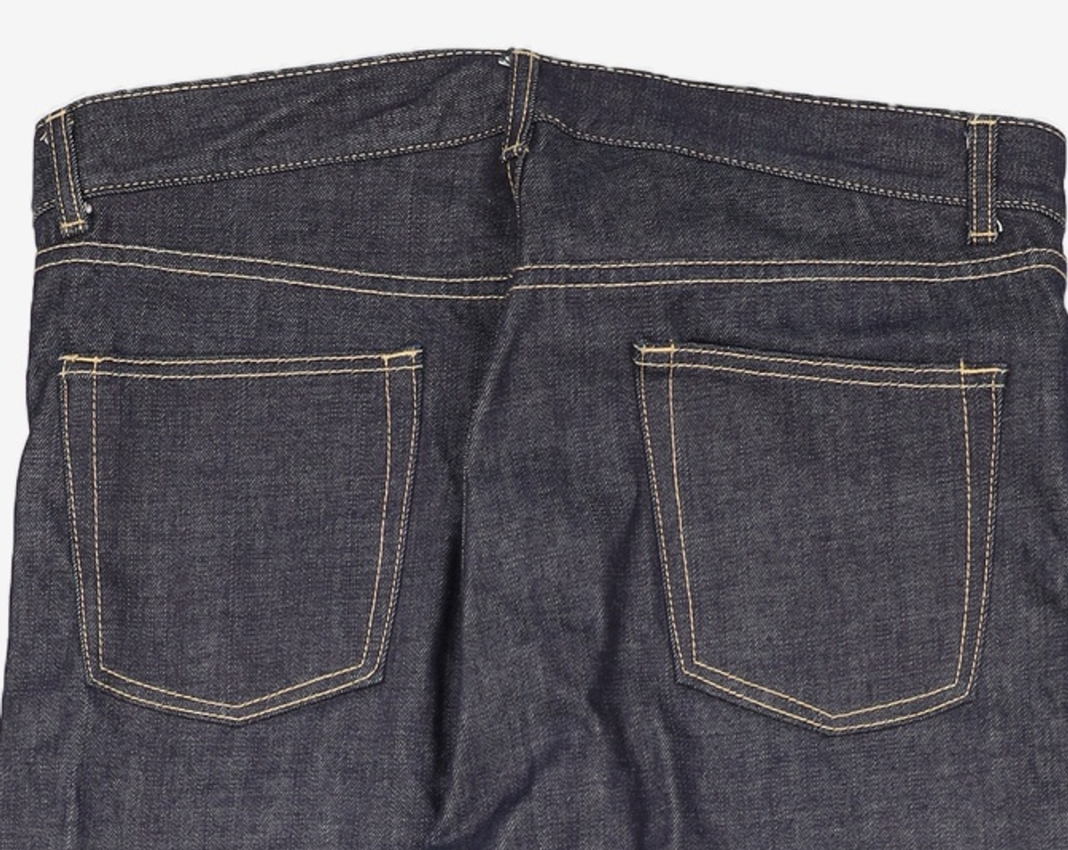 유니폼브릿지(UNIFORM BRIDGE) selvedge denim pants raw black XL