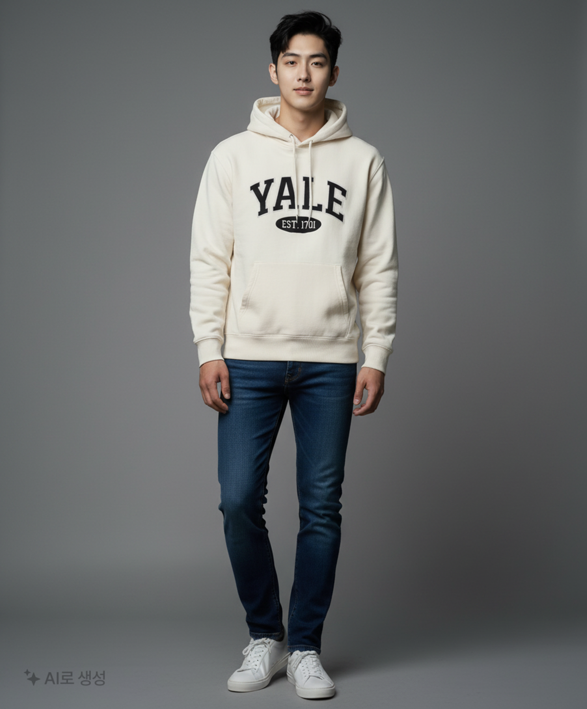 예일(YALE) 후드 티셔츠 M