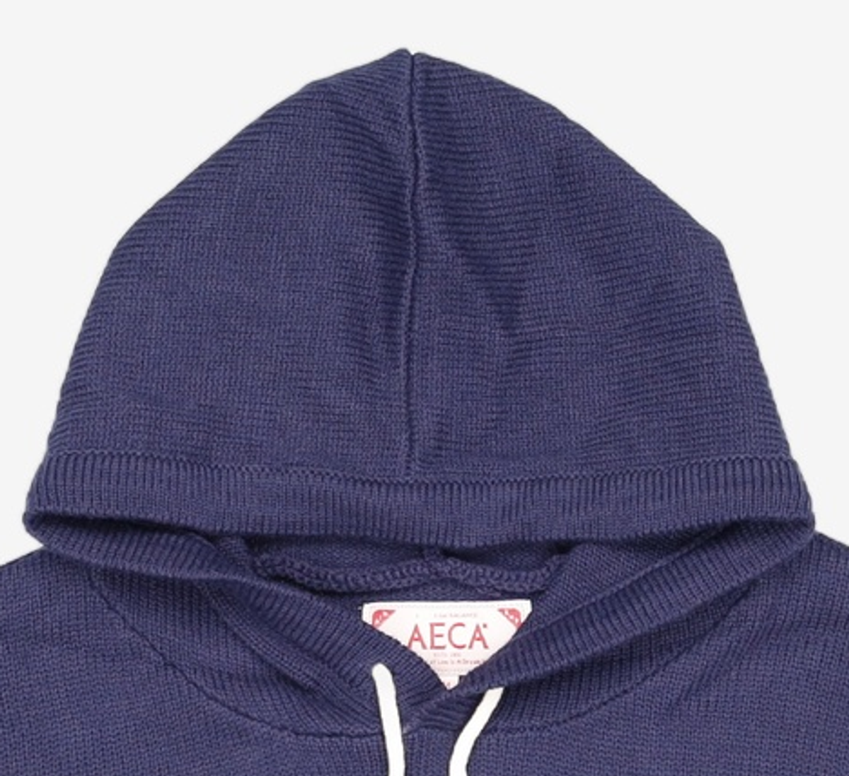 에이카화이트(AECA) AECA BIG LOGO WOOL HOOD KNIT-GREY M