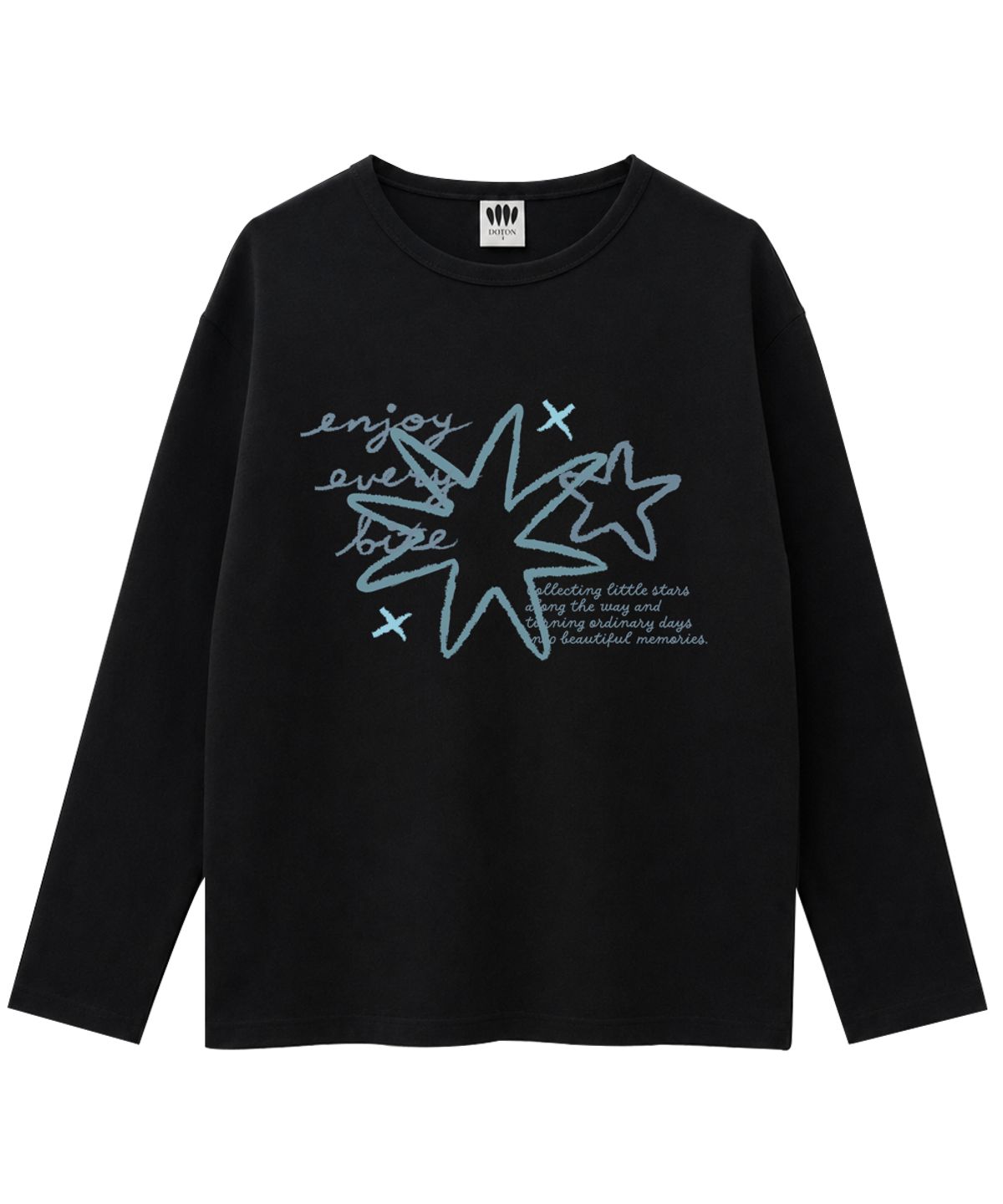 도톤(DOTON) SKETCH STAR LONG SLEEVE (White)