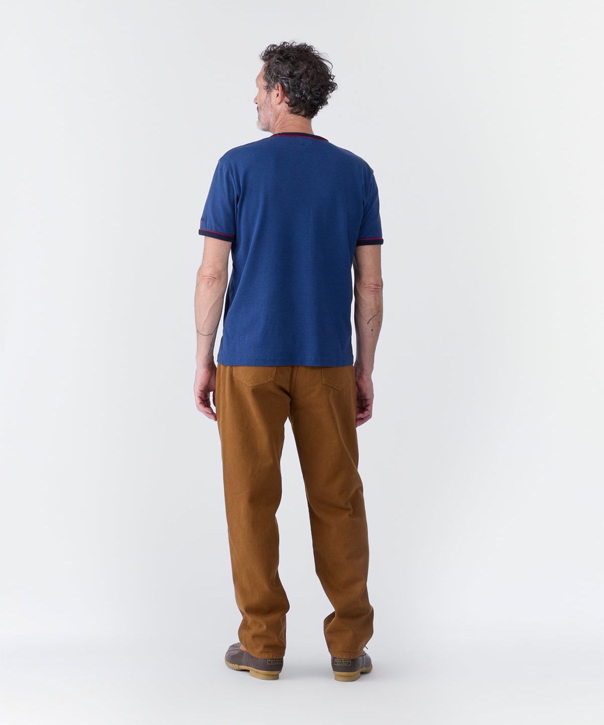 노아(NOAH) (U) 아텀 스트라이프 링거 티 마린 AUTUMN STRIPED RINGER TEE MARINE