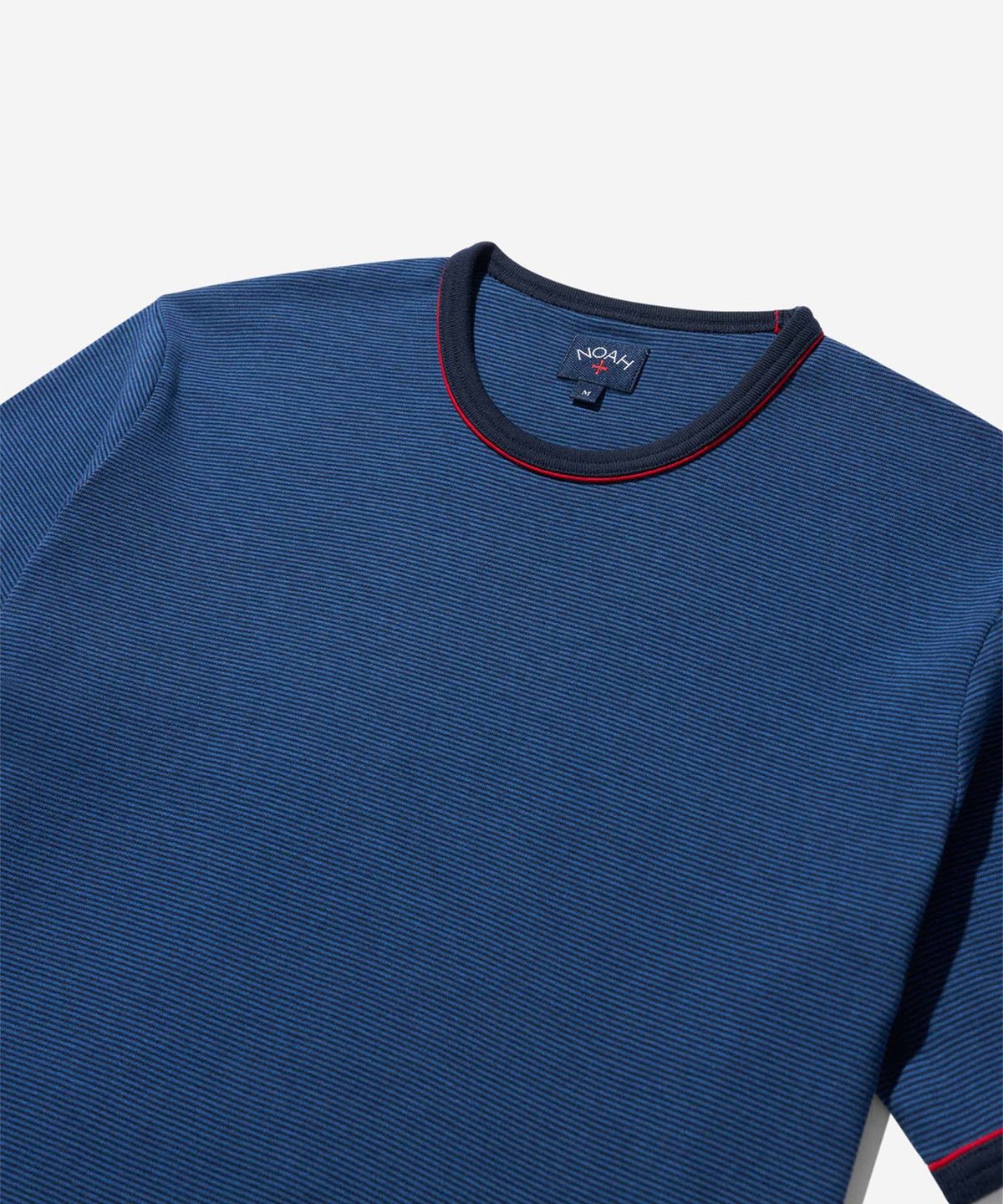 노아(NOAH) (U) 아텀 스트라이프 링거 티 마린 AUTUMN STRIPED RINGER TEE MARINE