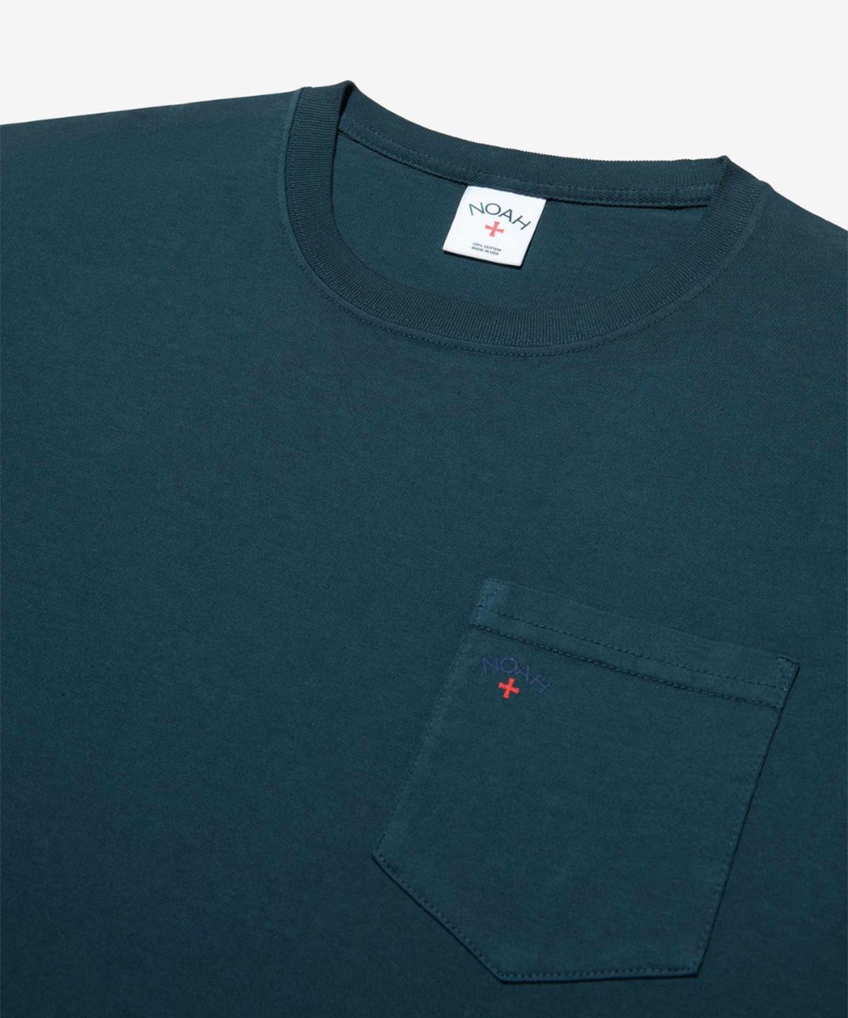 노아(NOAH) (U) 코어 로고 포켓 티 에메랄드 그린 CORE LOGO POCKET TEE EMERALD GREEN