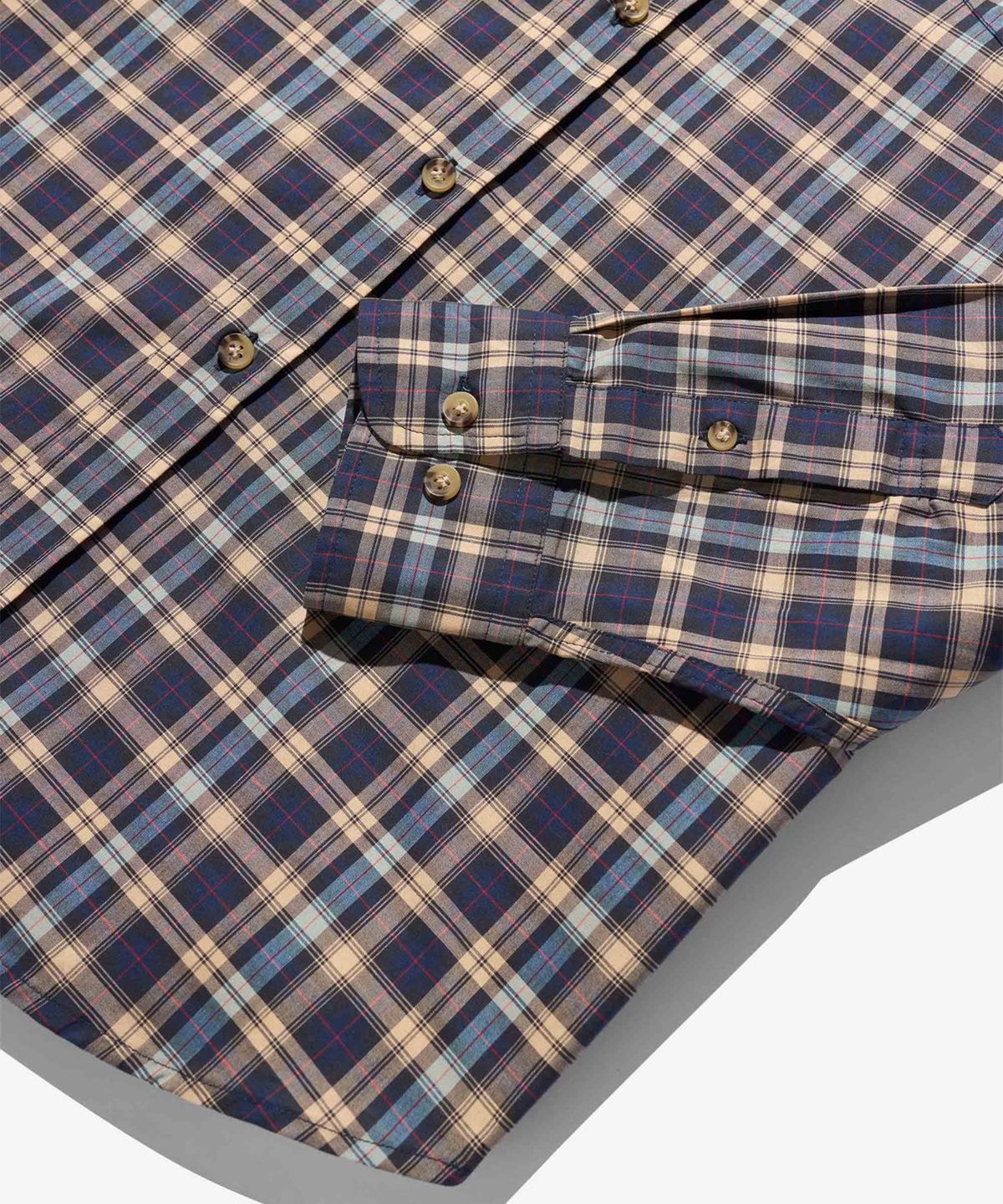노아(NOAH) (U) 코튼 플레이드 셔츠 멀티 플레이드 COTTON PLAID SHIRT MULTI PLAID