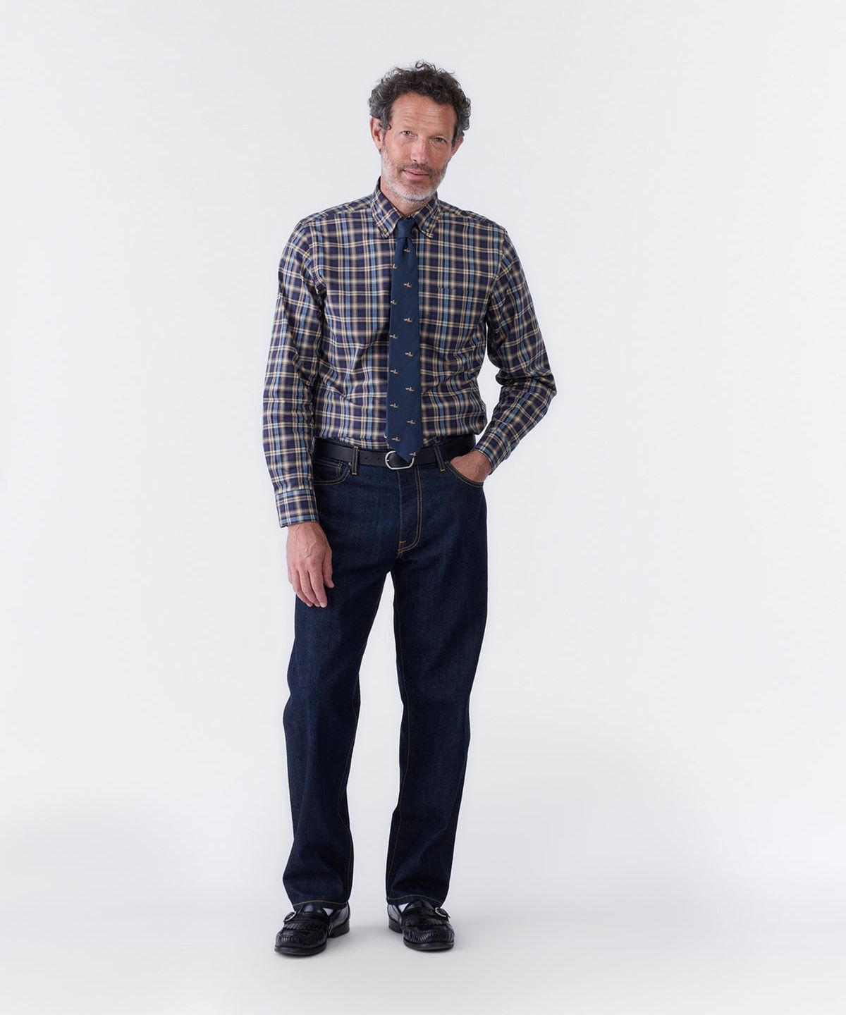 노아(NOAH) (U) 코튼 플레이드 셔츠 멀티 플레이드 COTTON PLAID SHIRT MULTI PLAID