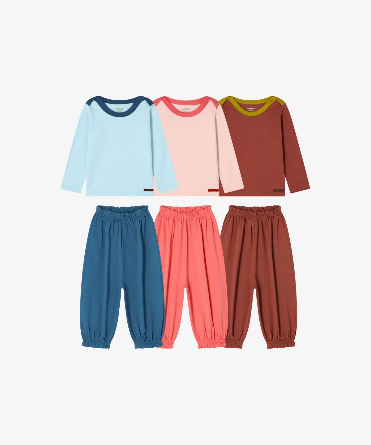 로토토베베(ROTOTOBEBE) 모달 마카롱 실내복 (3 color)