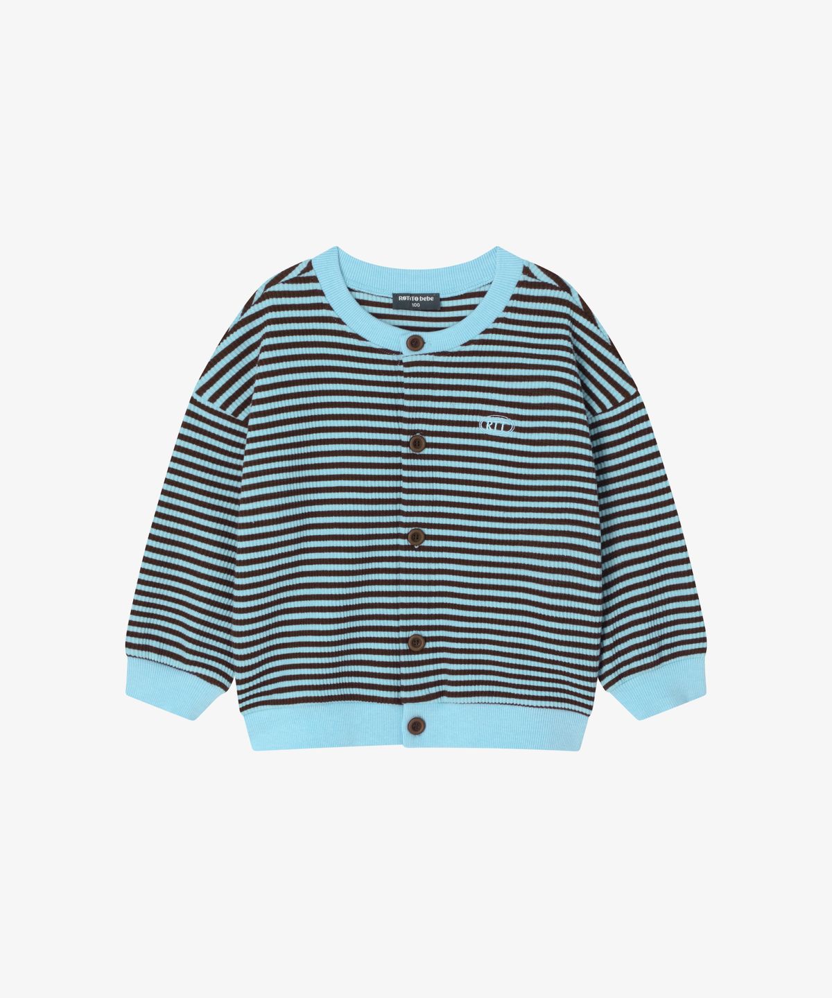 로토토베베(ROTOTOBEBE) 골지 스트라이프 가디건 셋업 (2 color)