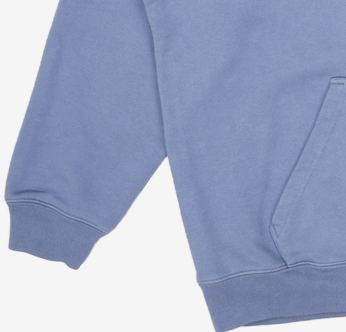 노매뉴얼(NOMANUAL) DOODLE LOGO HOODIE - LIGHT NAVY 105