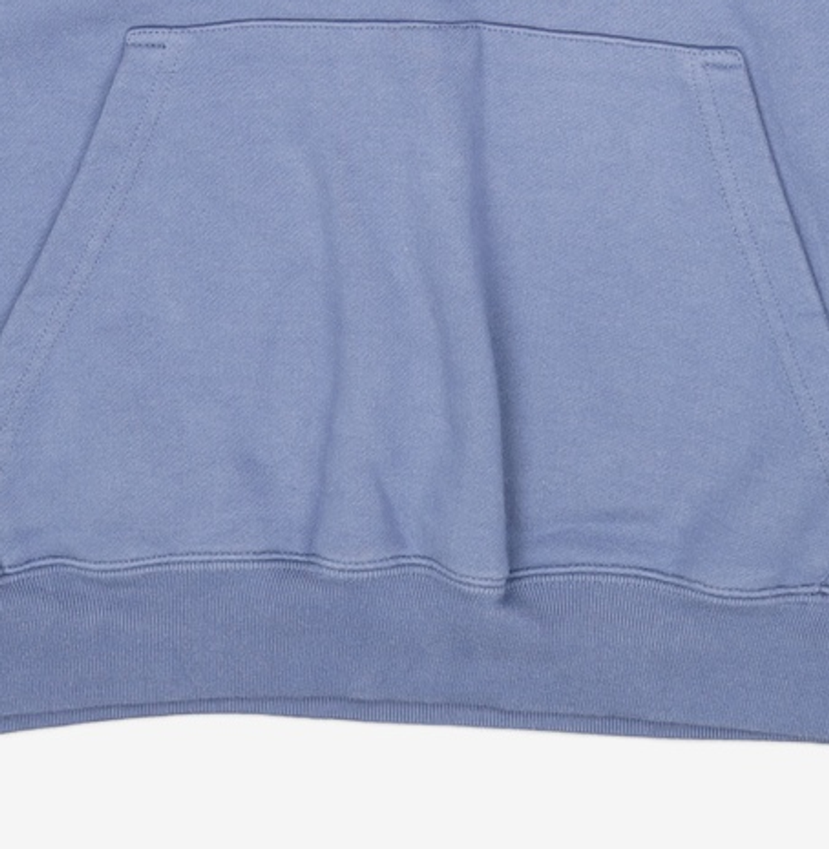노매뉴얼(NOMANUAL) DOODLE LOGO HOODIE - LIGHT NAVY 105