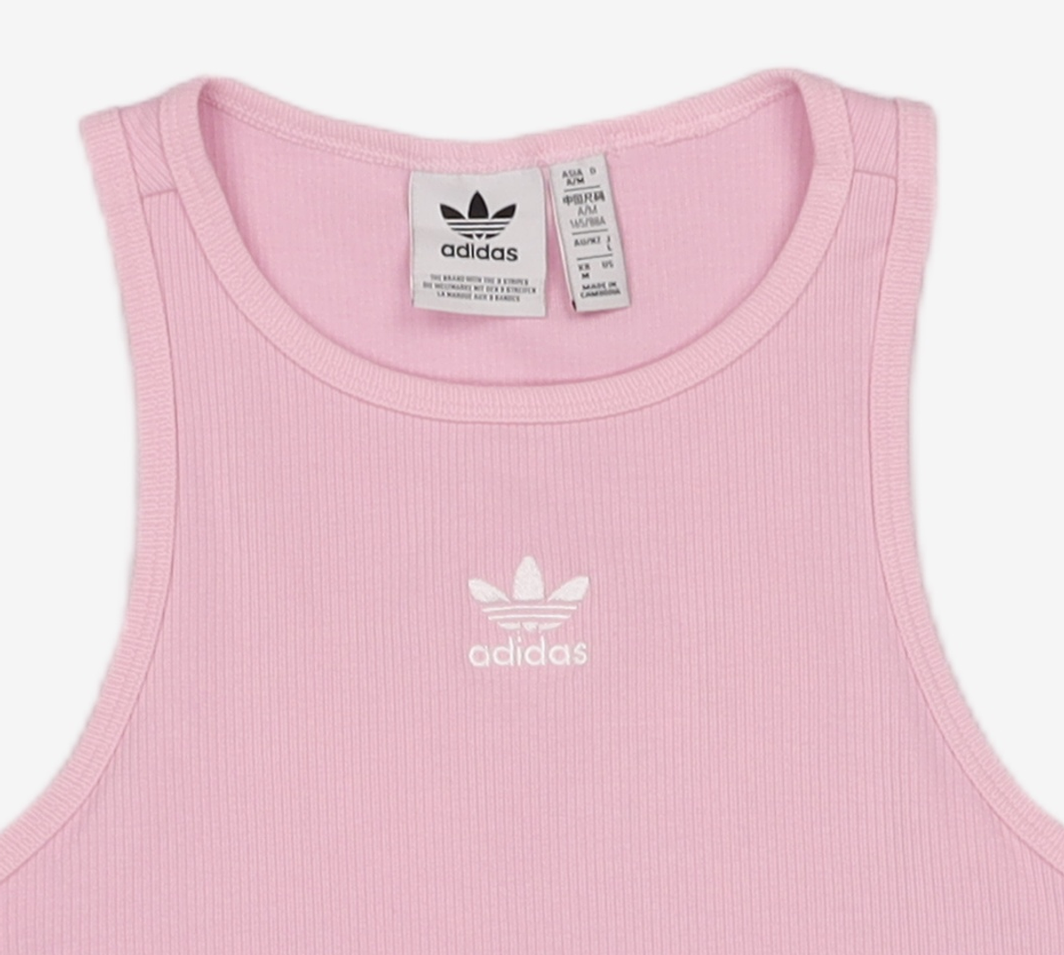 아디다스(ADIDAS) 립 탱크탑 - 핑크 / IB9108 M