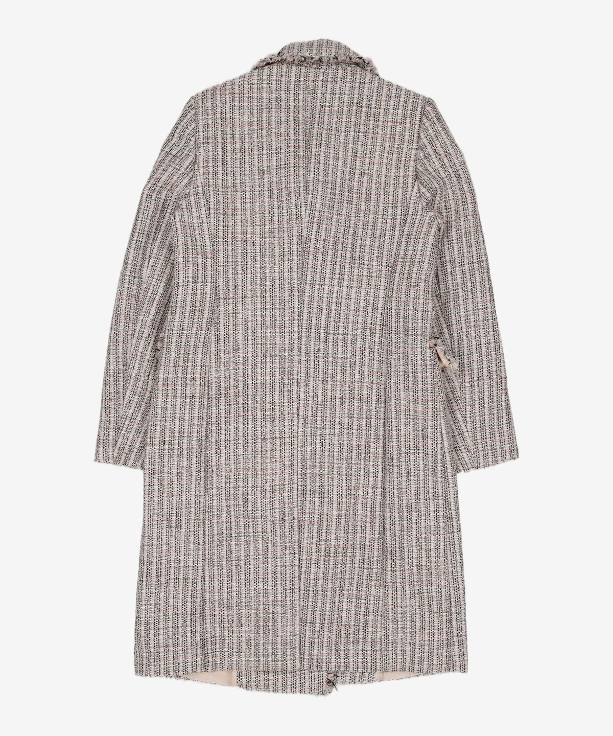미쏘(MIXXO) 슬림핏 테일러드 트위드 롱자켓 MIWJK9224B M