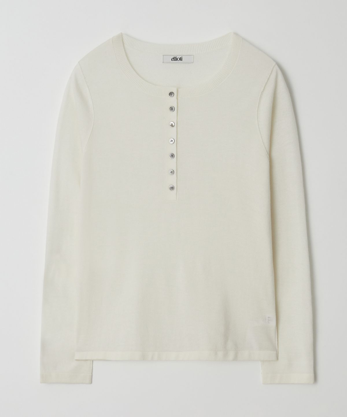 엘리오티(ELLIOTI) Rowan Henley Knit_3Color