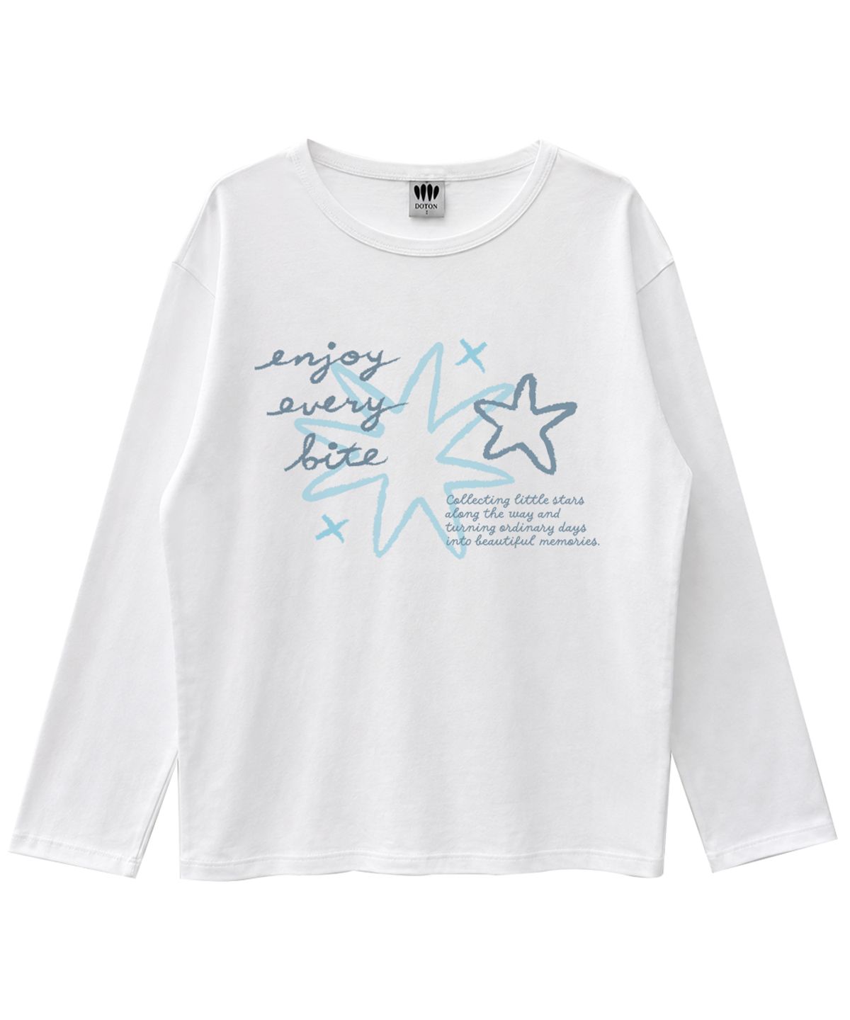 도톤(DOTON) SKETCH STAR LONG SLEEVE (Grey)