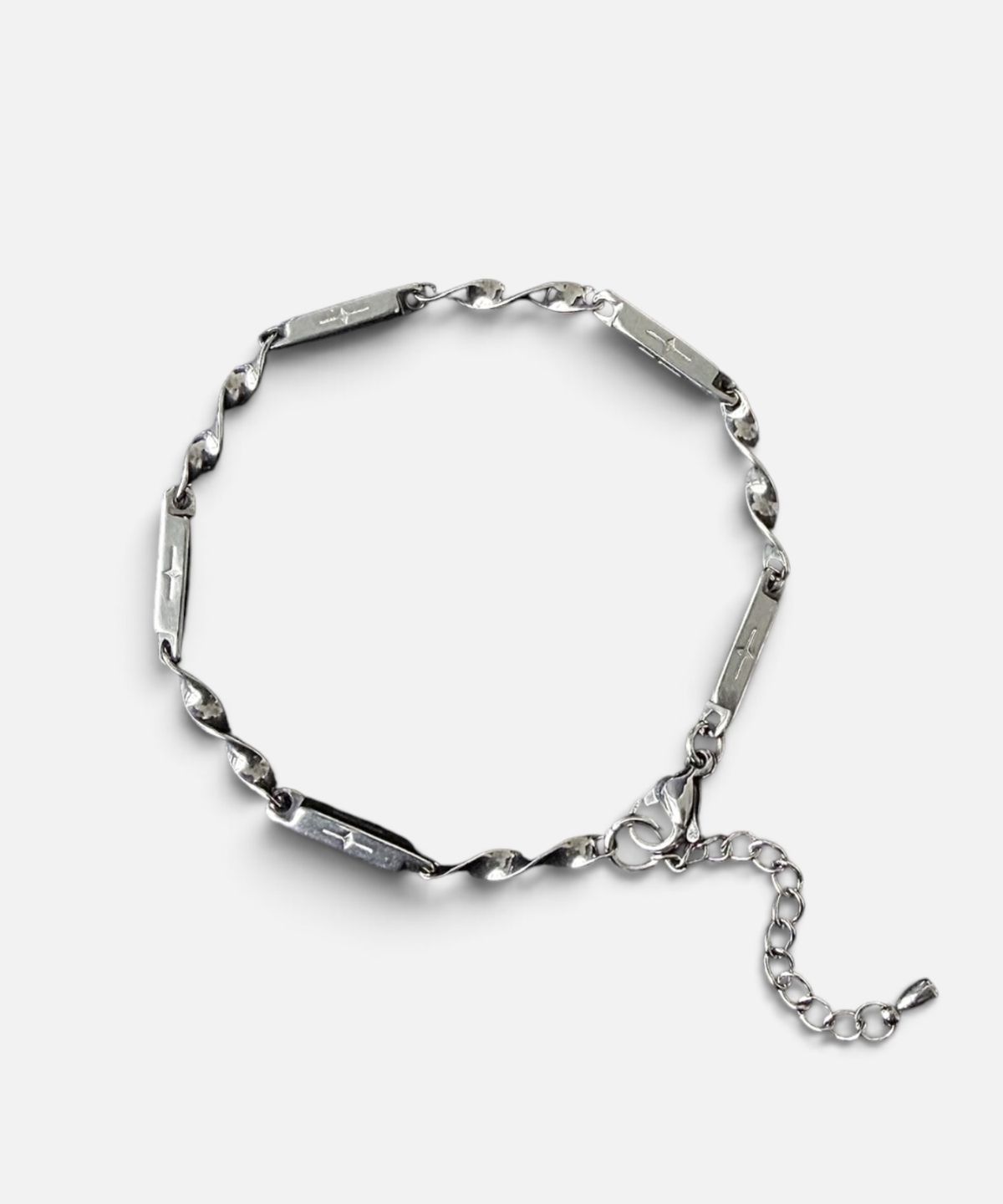 셉텐벌5(SEPTEMBER5) RAYERED LEATHER CHAIN BRACELET
