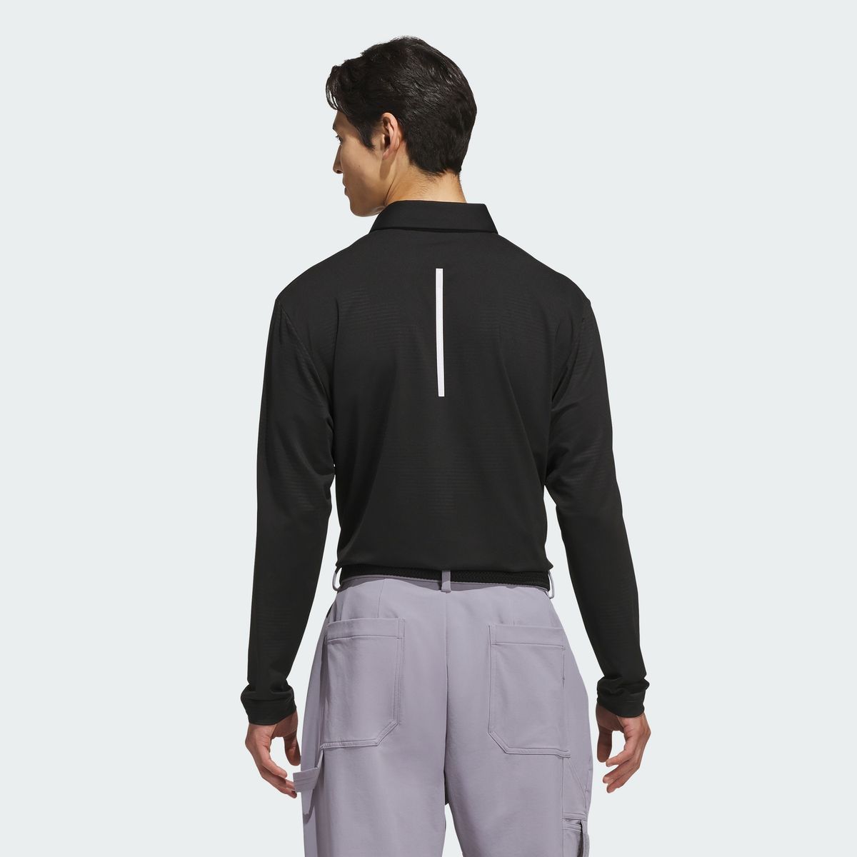아디다스 골프(ADIDAS GOLF) 클라이마쿨 디보스 프린트 폴로 셔츠 롱 슬리브 KF9756