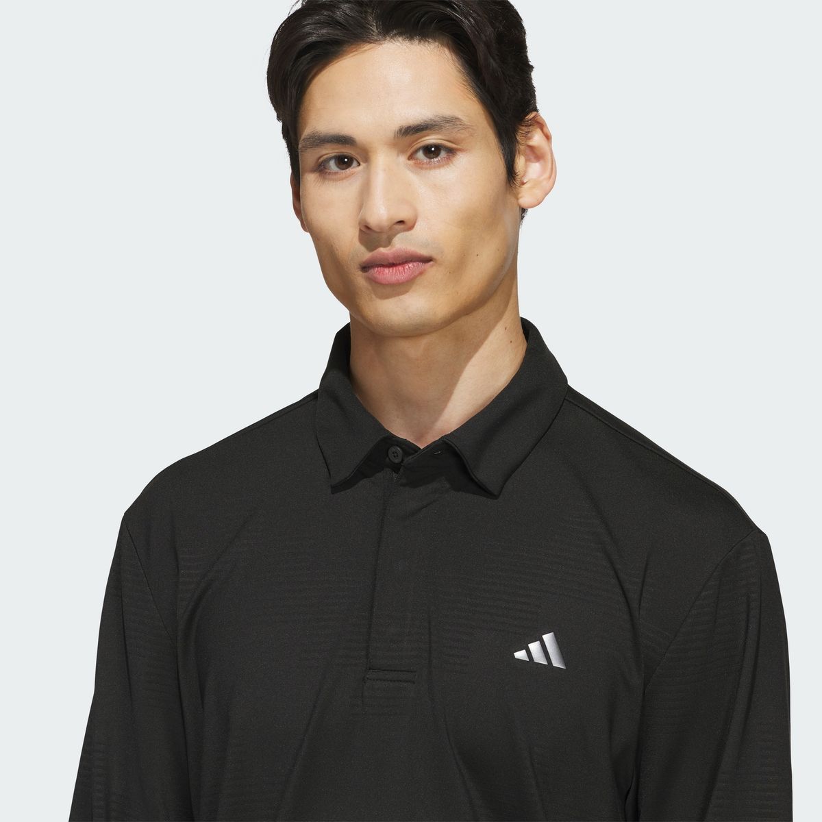 아디다스 골프(ADIDAS GOLF) 클라이마쿨 디보스 프린트 폴로 셔츠 롱 슬리브 KF9756