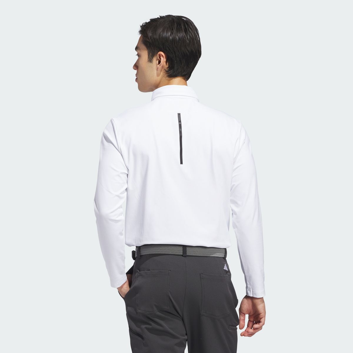 아디다스 골프(ADIDAS GOLF) 브러쉬드 롱 슬리브 폴로 셔츠 KF9746