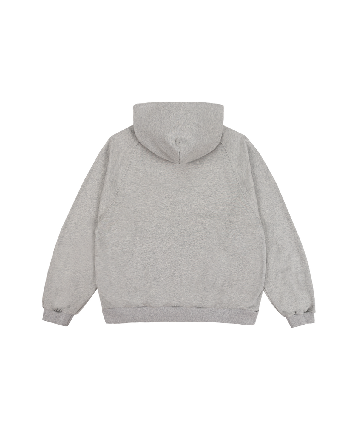이알티알(ERTR) Scots Lion Boucle Hoodie Zip Up Grey