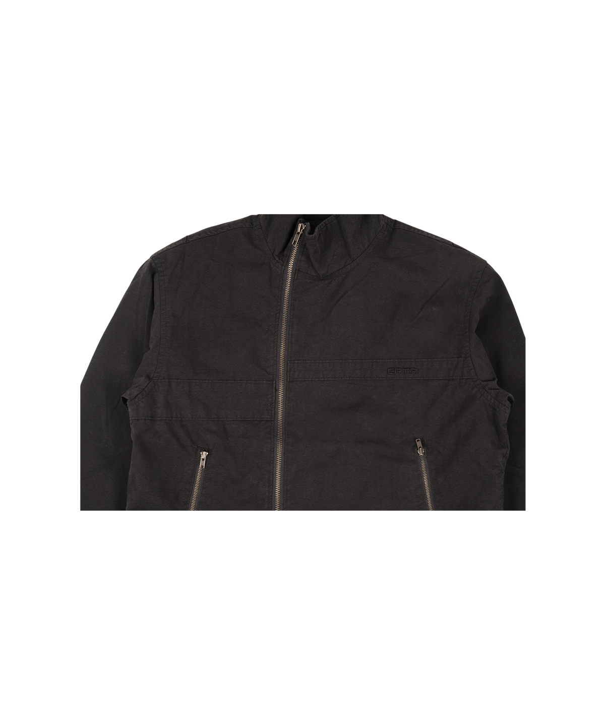이알티알(ERTR) Side Zipper Scots Jacket Black