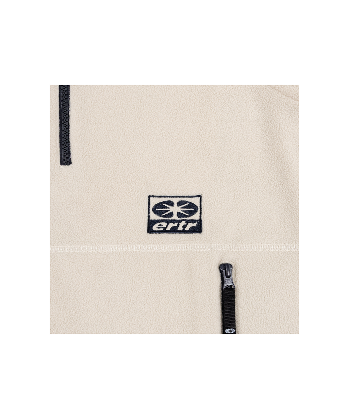 이알티알(ERTR) Essential Reversible Fleece Jacket Ivory