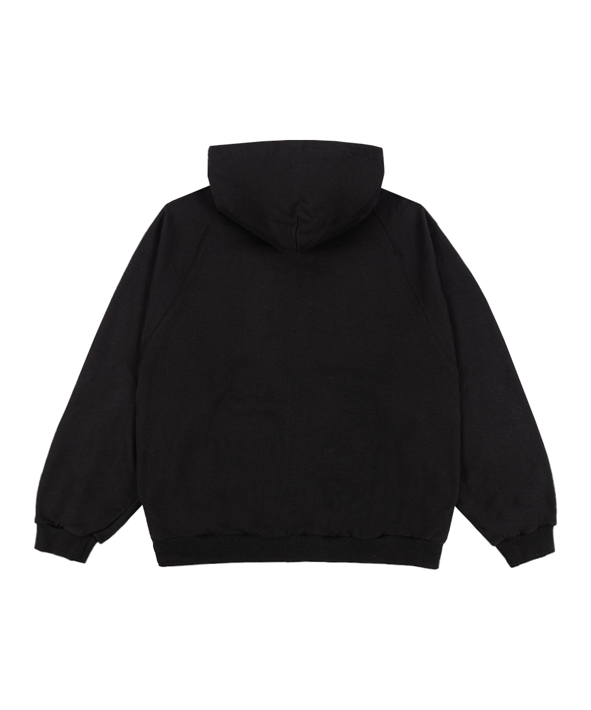 이알티알(ERTR) Scots Lion Boucle Hoodie Zip Up Black