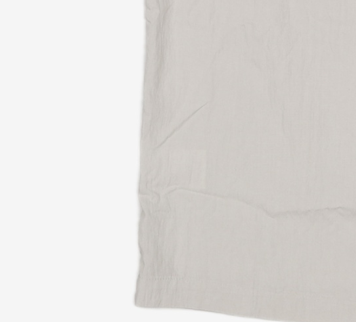 아우브아워(AUBOUR) wrinkled lapel shirts (ivory) FREE