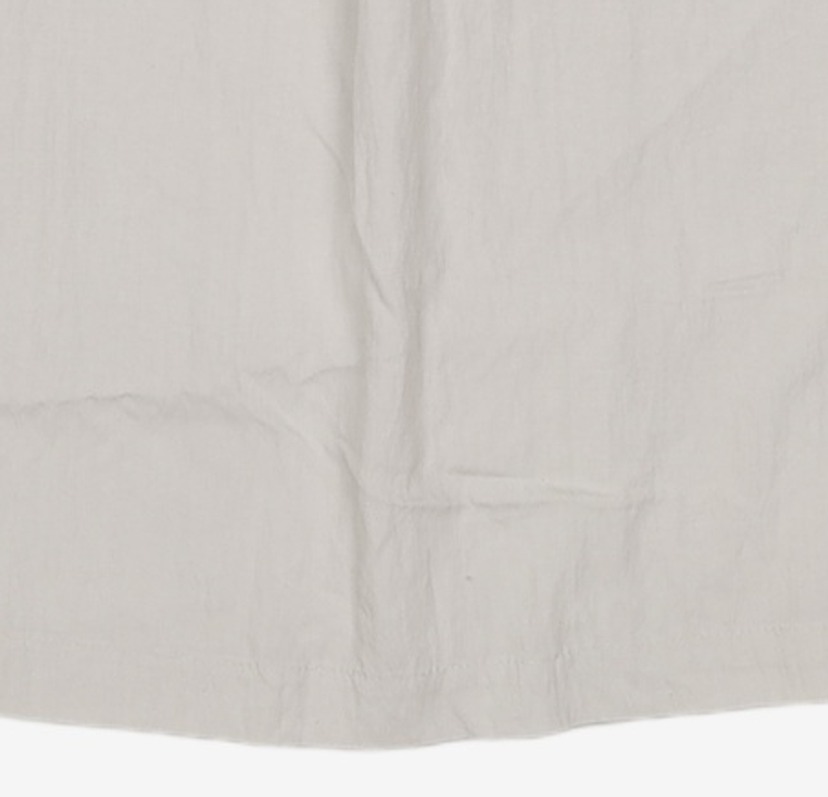 아우브아워(AUBOUR) wrinkled lapel shirts (ivory) FREE