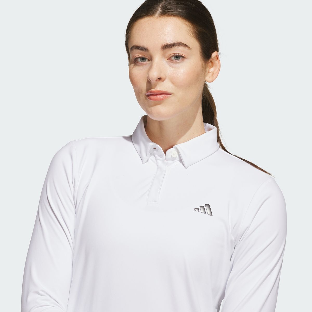 아디다스 골프(ADIDAS GOLF) 브러쉬드 롱 슬리브 폴로 셔츠 KG0119