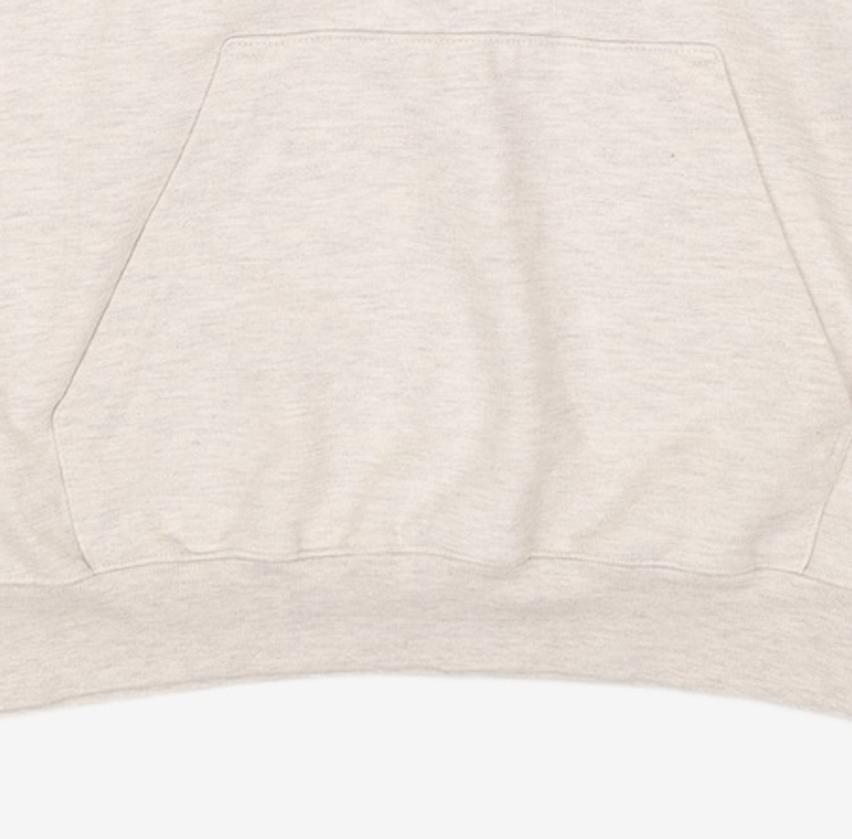 노매뉴얼(NOMANUAL) 3T ARCH LOGO HOODIE - OATMEAL MELANGE M