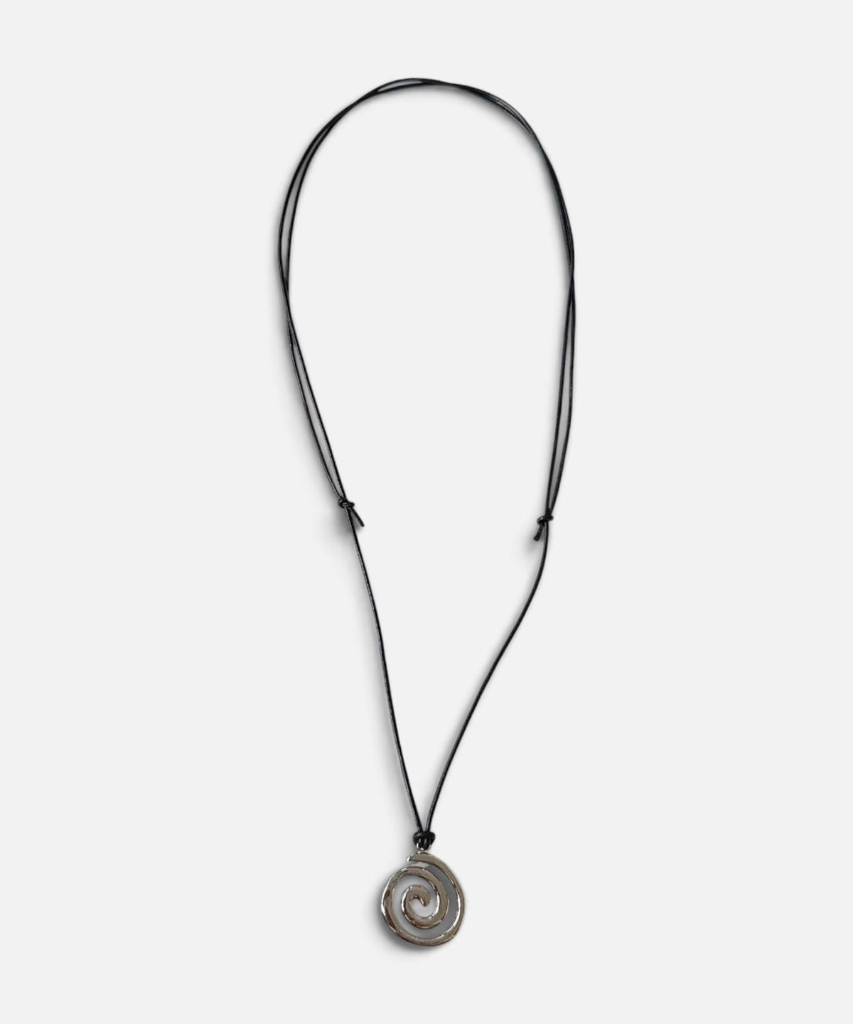 셉텐벌5(SEPTEMBER5) CURVE LEATHER NECKLACE