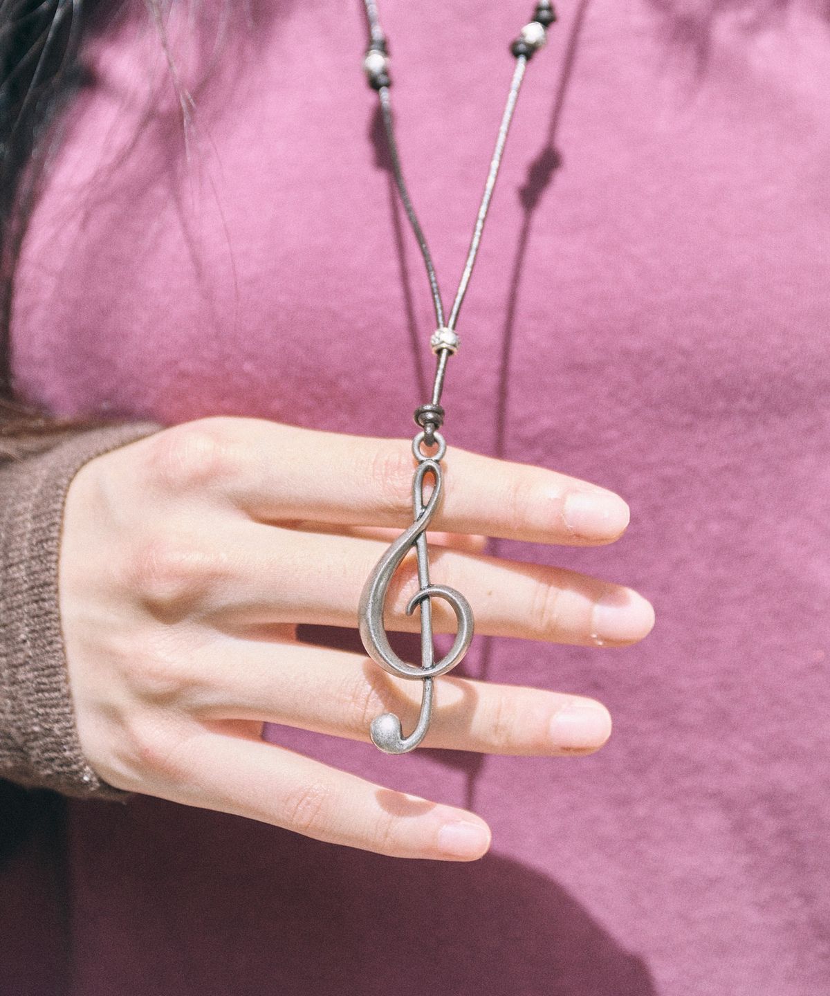 키이비(KIIBI) music note necklace